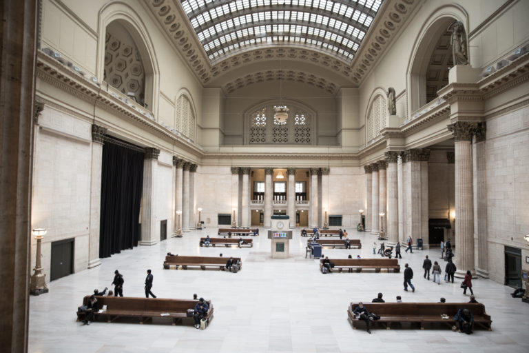 Interior of Chicago Union Station - Amtrak Media