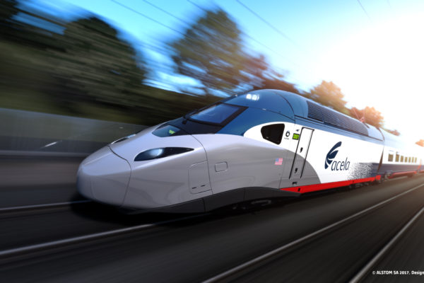 Amtrak announced in August 2016 that it was contracting with Alstom to produce the next-generation Acela trainsets, which will provide 40 percent more trains, one-third more passenger seats with the same personal space and high-end comfort, more service, better amenities and a smoother ride.

Design Credit: ALSTOM SA 2017.