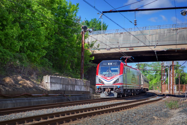 642 Approaches the B&P Tunnel
ACS-64, Amtrak, Baltimore, NEC, Veterans, maryland
Amtrak's electric Veteran's Locomotive 642 approaches the entrance of the B&P Tunnel in Baltimore.