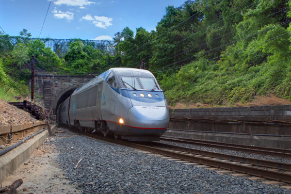 Acela at B&P Tunnel
Acela, Amtrak, B&P Tunnel, Baltimore, NEC, maryland
An Acela train emerges from the B&P Tunnel in Baltimore.