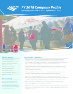 thumbnail of Amtrak Corporate Profile_FY2018_Pub March 1 2019