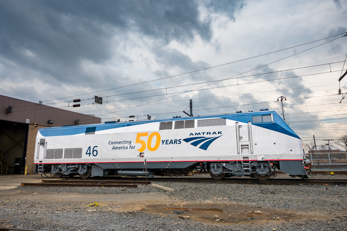 Amtrak Releasing Six 50th Anniversary Commemorative Painted Locomotives 