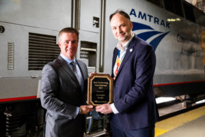 Amtrak Plaque Presentation to CP