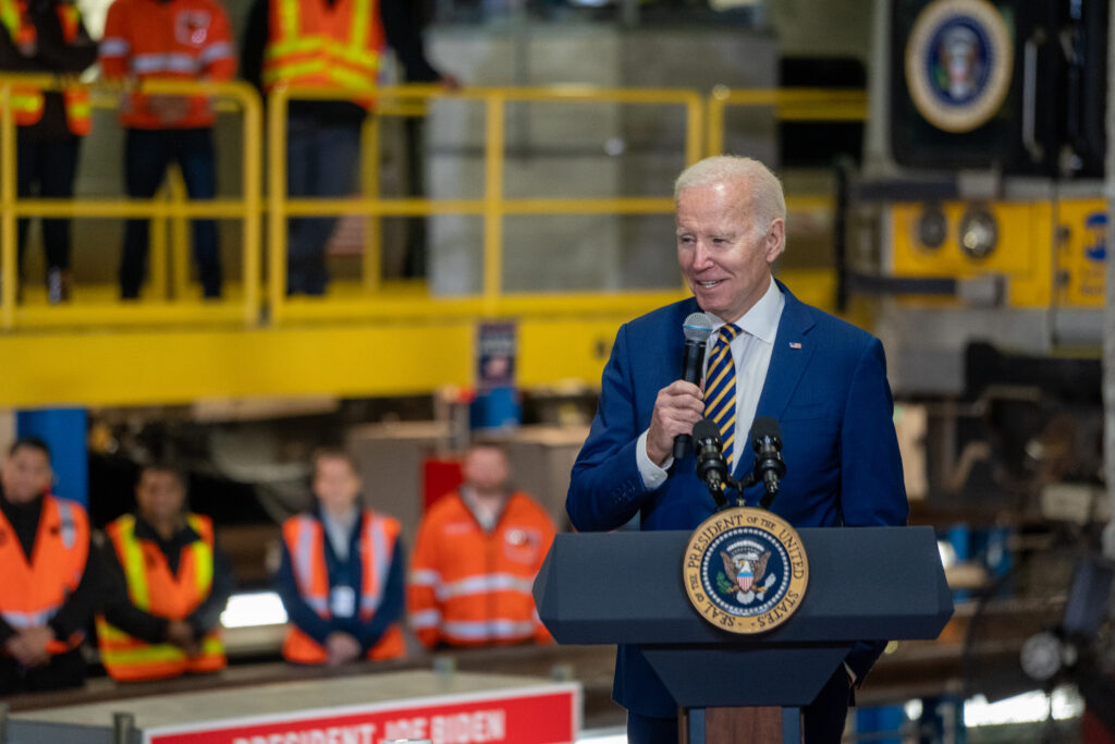 President Biden at Hudson Tunnel Event