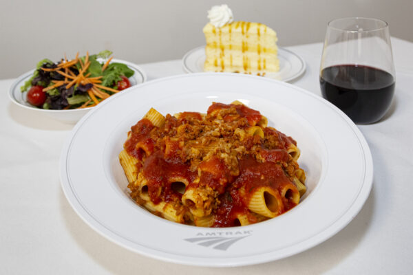 Pasta Meal is part of the Traditional Dining menu