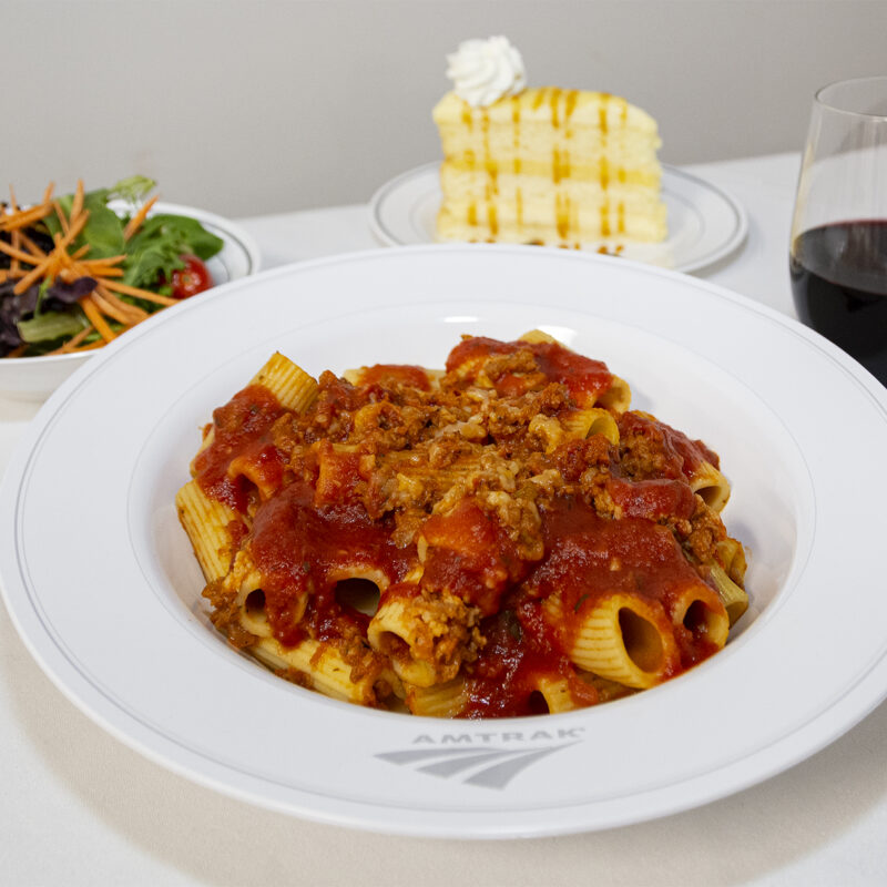 Pasta Meal is part of the Traditional Dining menu