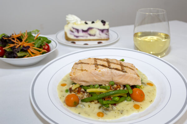 Over Roasted Atlantic Salmon Meal