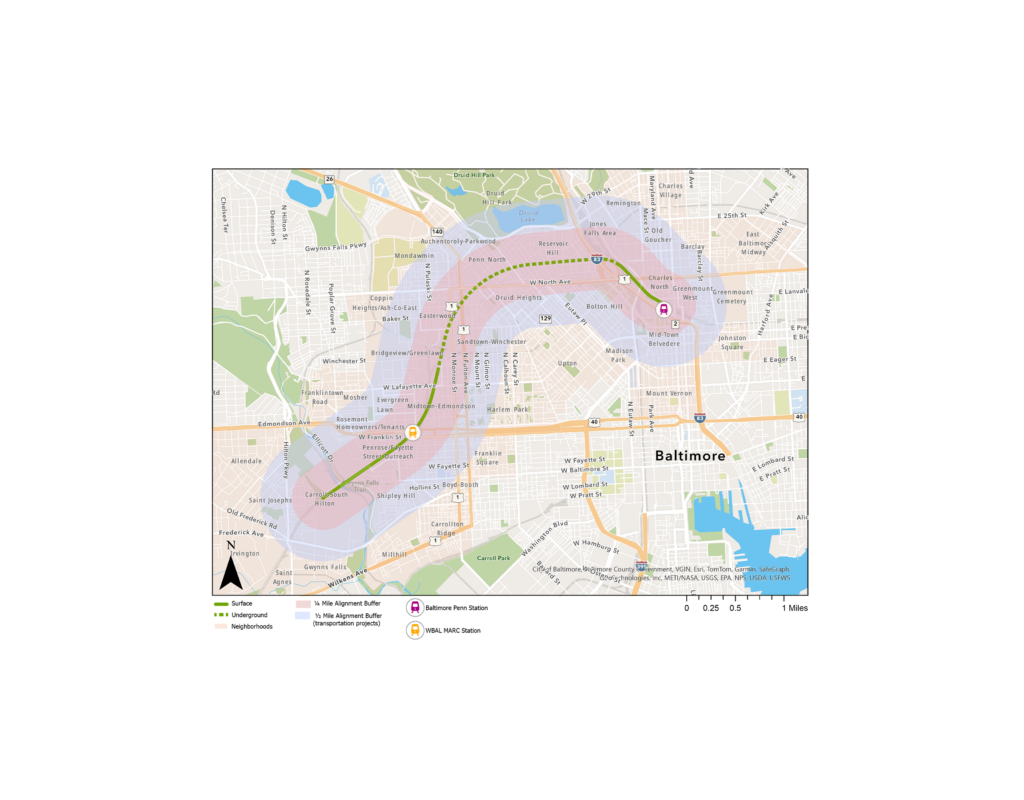 Map of the Community Investment Program alignment