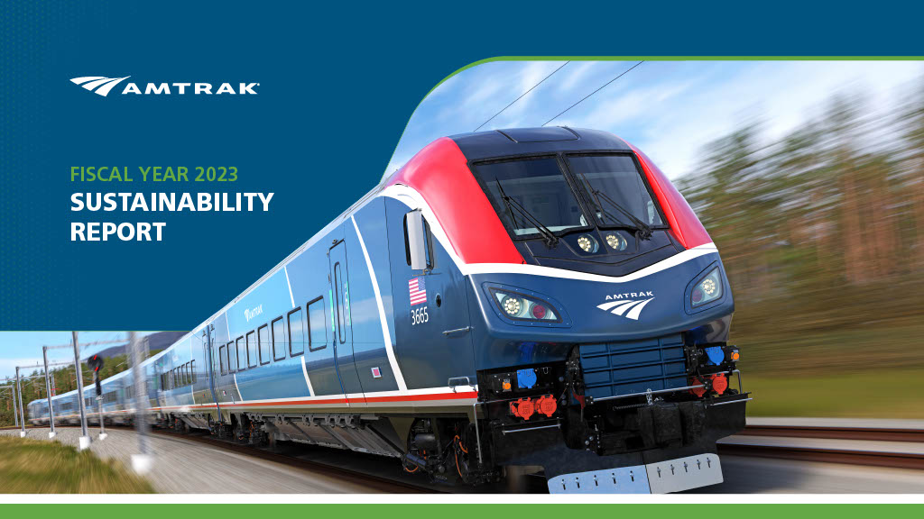 Amtrak Releases Fiscal Year 2023 Sustainability Report - Amtrak Media