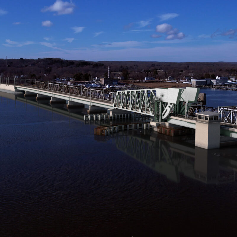 Rendering of the new Connecticut River Bridge