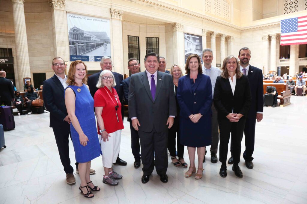 Group picture following news conference