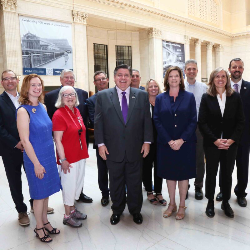 Group picture following news conference