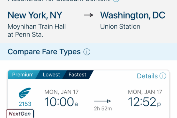 Mobile Booking Tag