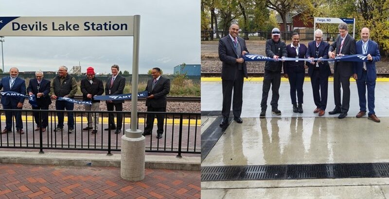 Ribbon-cuttings at Devils Lake and Fargo