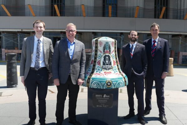 L to R: Kyle Fields (FRA), David Fink (FRA), Ken Altman (Amtrak), Joel Szabat (Amtrak)
