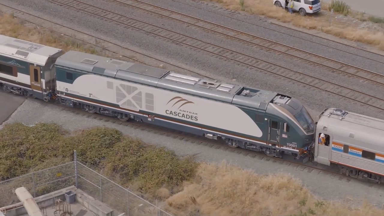 First Airo Trainset Rolls Out of Sacramento