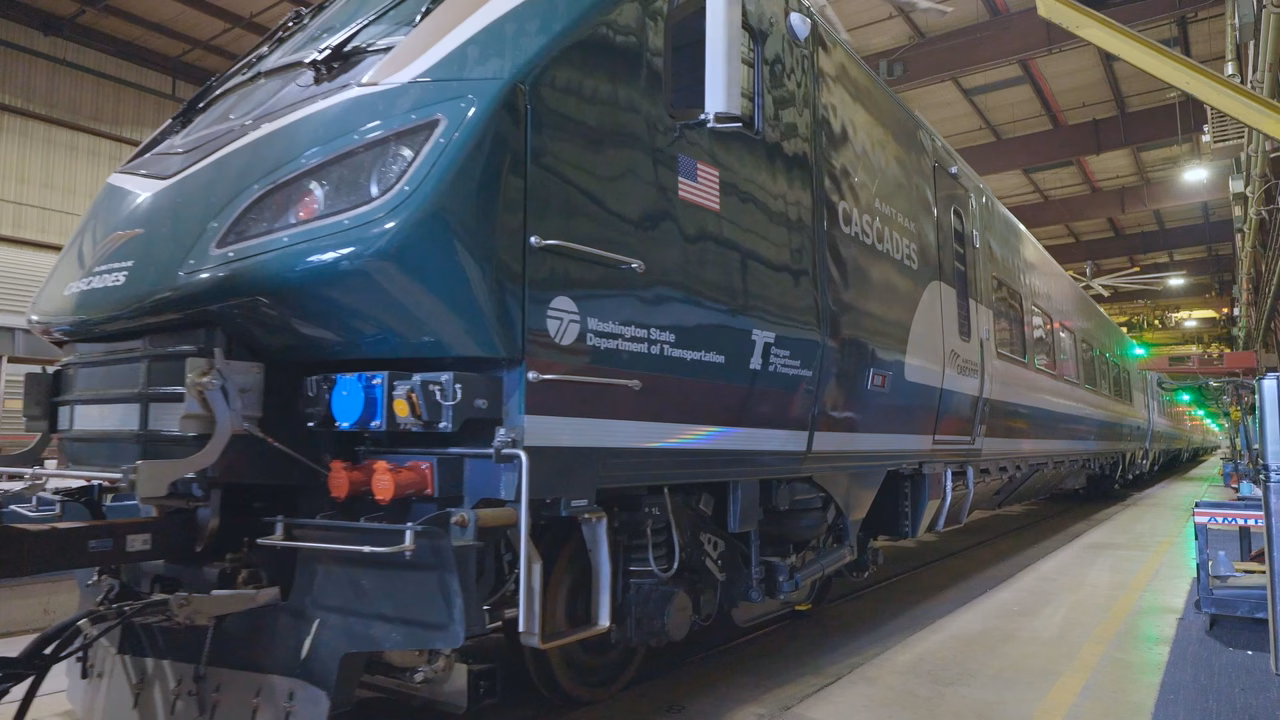 First Train Departs Bear Maintenance Facility
