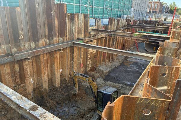 Utility relocations underway