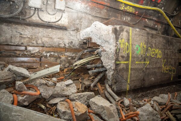View behind the 116-year-old ERT benchealls