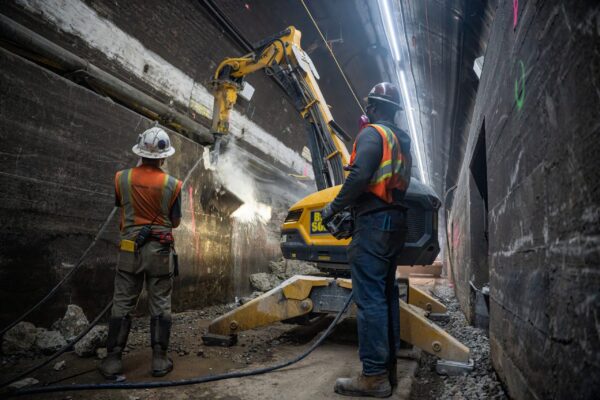 ERT Bench Wall Demolition