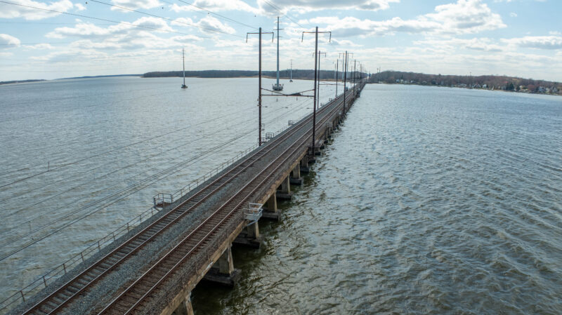 The current Bush River Bridge is over 100 years old.