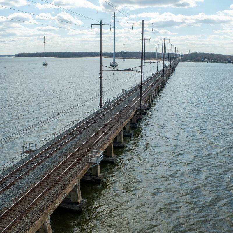 The current Bush River Bridge is over 100 years old.